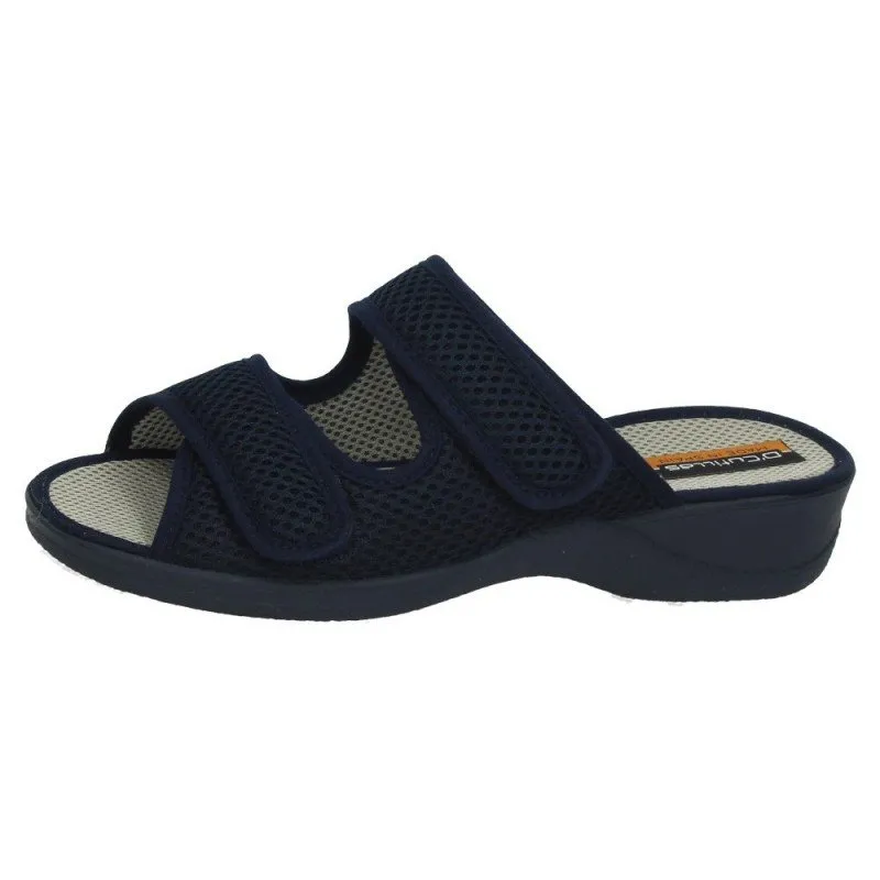21741 SANDALIAS TELA ANCHO color MARINO