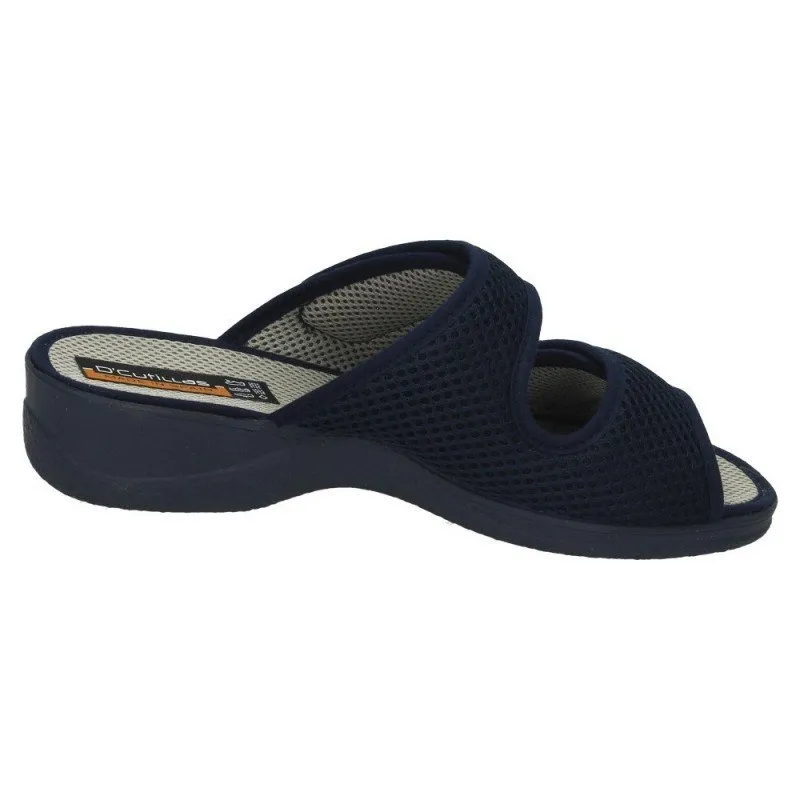 21741 SANDALIAS TELA ANCHO color MARINO