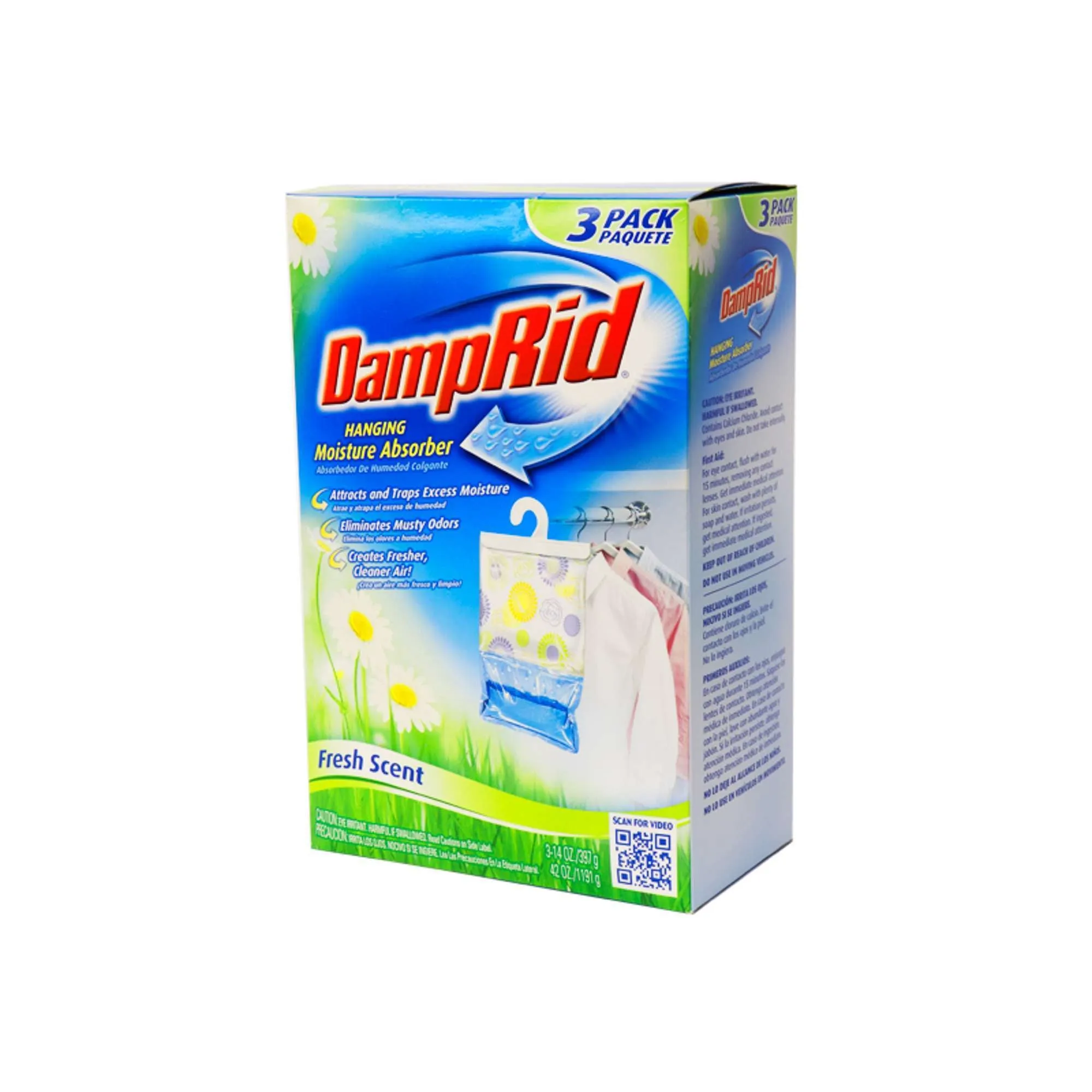 Absorbente De Humedad Colgante Fragancia Fresca (3 Pack)