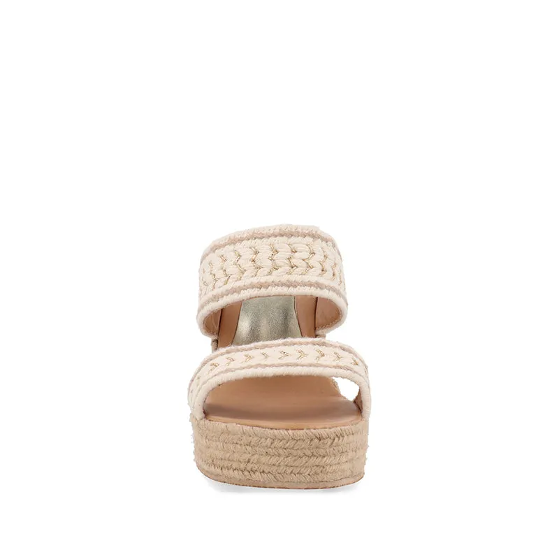 Alpargata Casual Trender color Beige para Mujer