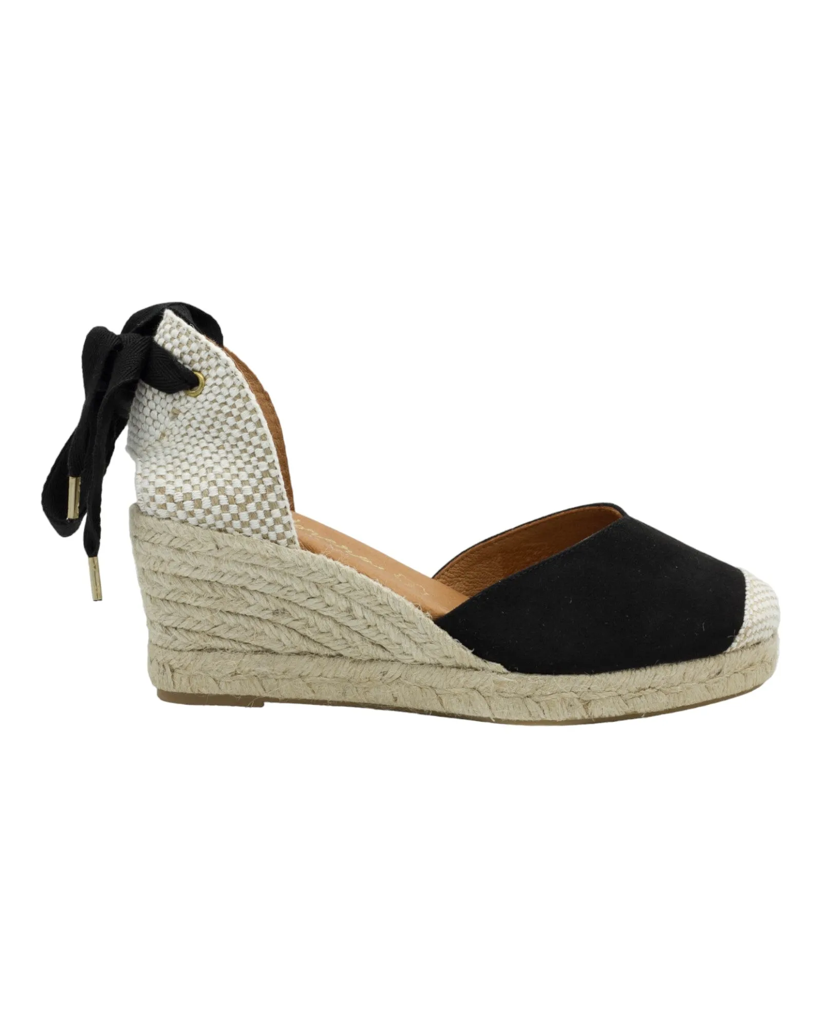 ALPARGATAS DE MUJER CABRERA 26S-5/24 EN NEGRO