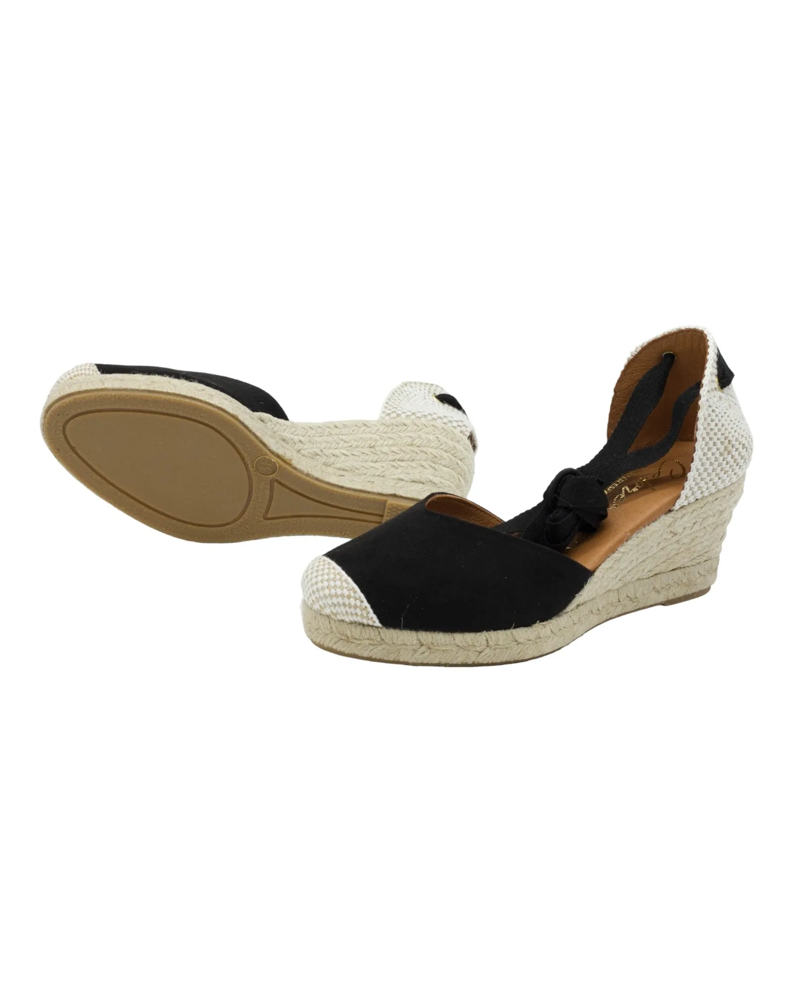 ALPARGATAS DE MUJER CABRERA 26S-5/24 EN NEGRO
