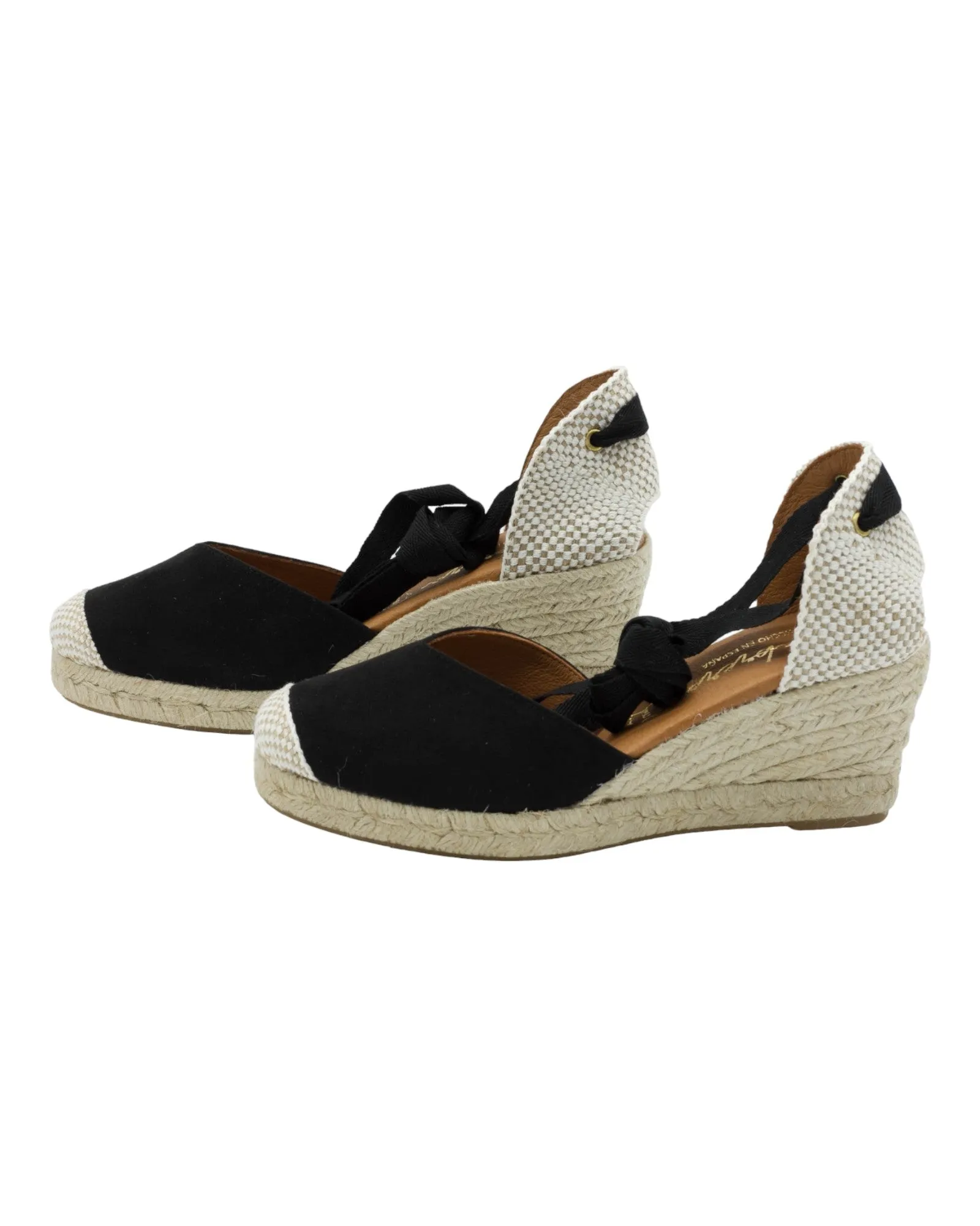 ALPARGATAS DE MUJER CABRERA 26S-5/24 EN NEGRO