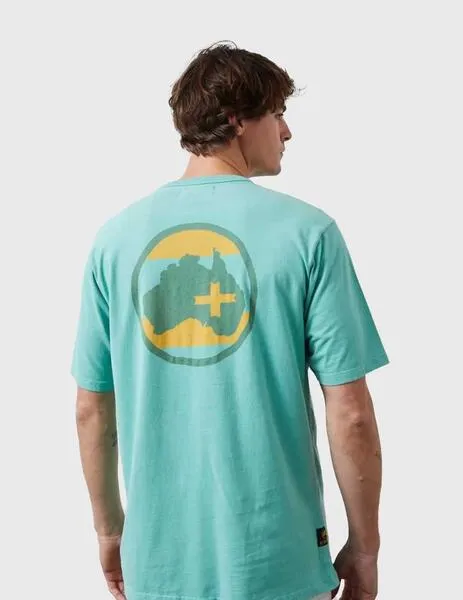 Altonadock Camiseta azul para hombre
