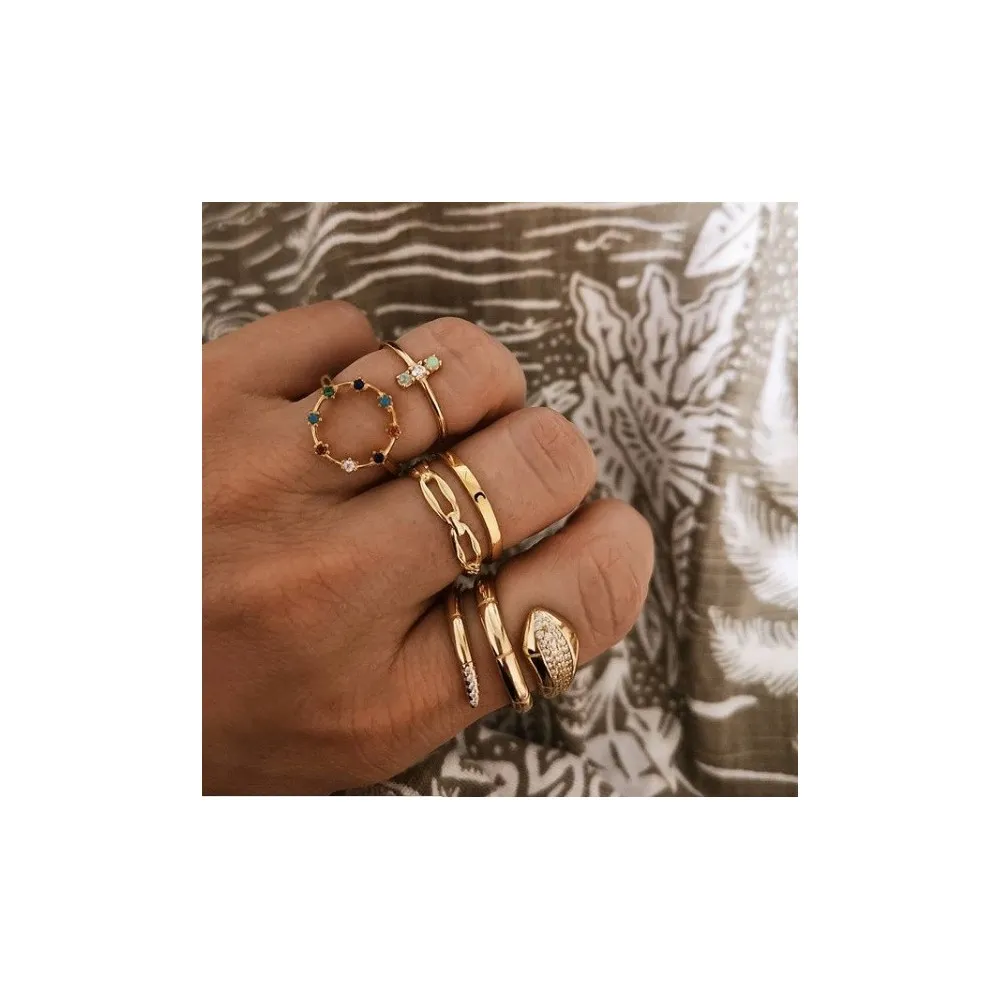 Anillo Bar Oro