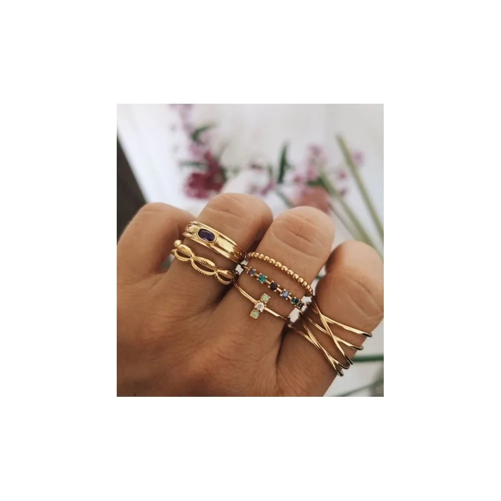 Anillo Bar Oro
