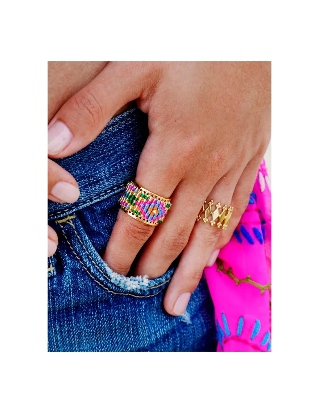 Anillo dorado Etowa