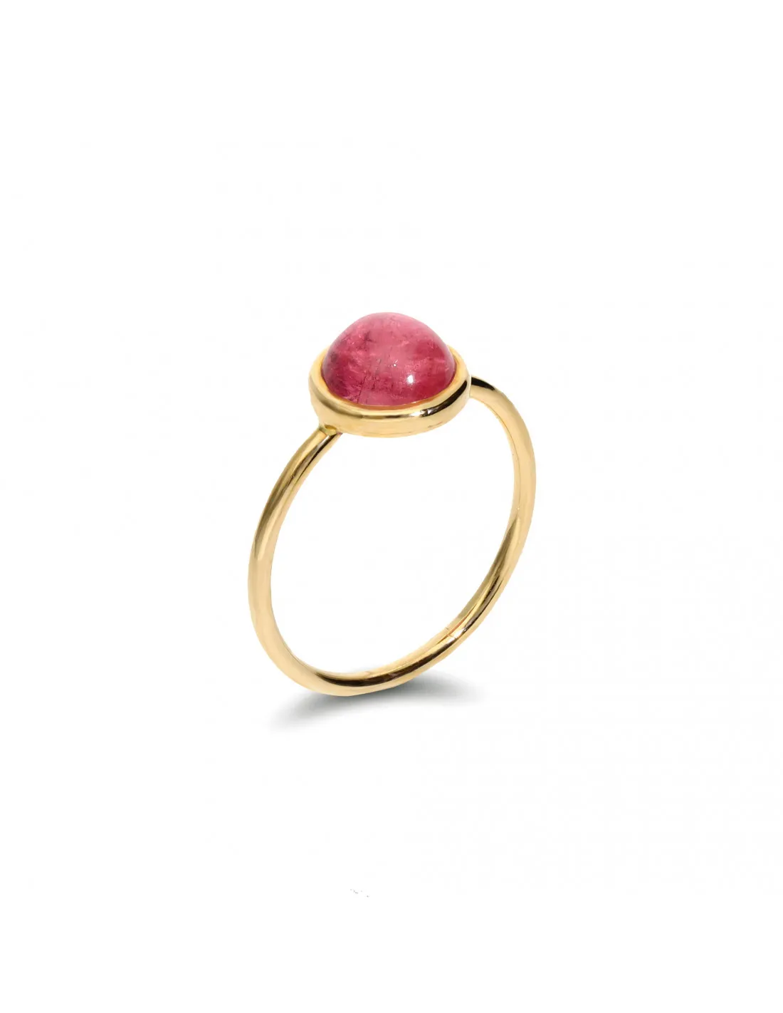 Anillo Oro Amarillo Turmalina