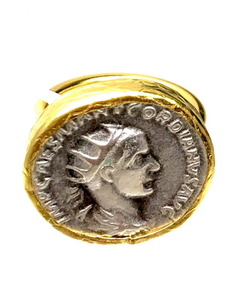 ANILLOS DE MONEDAS REPLICA DE JOYAS ANTIGUAS MEDIDA AJUSTABLE