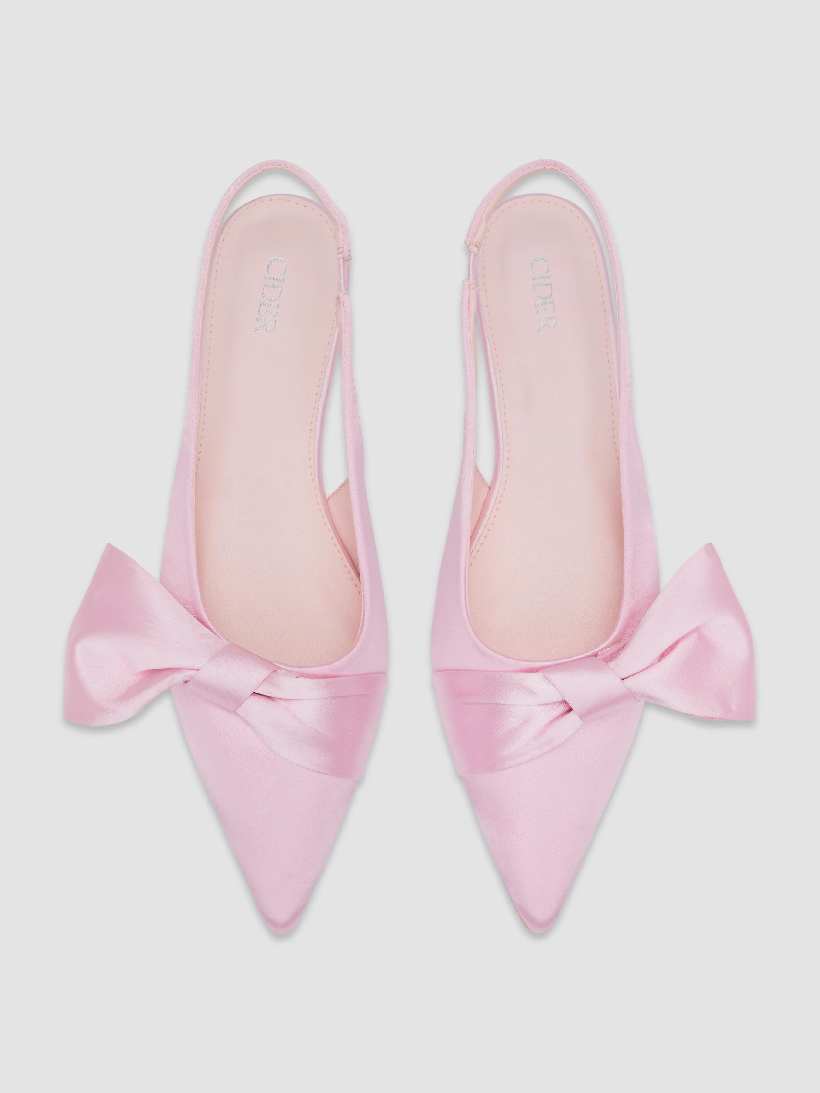 Bailarinas Slingback con Lazo de Satén