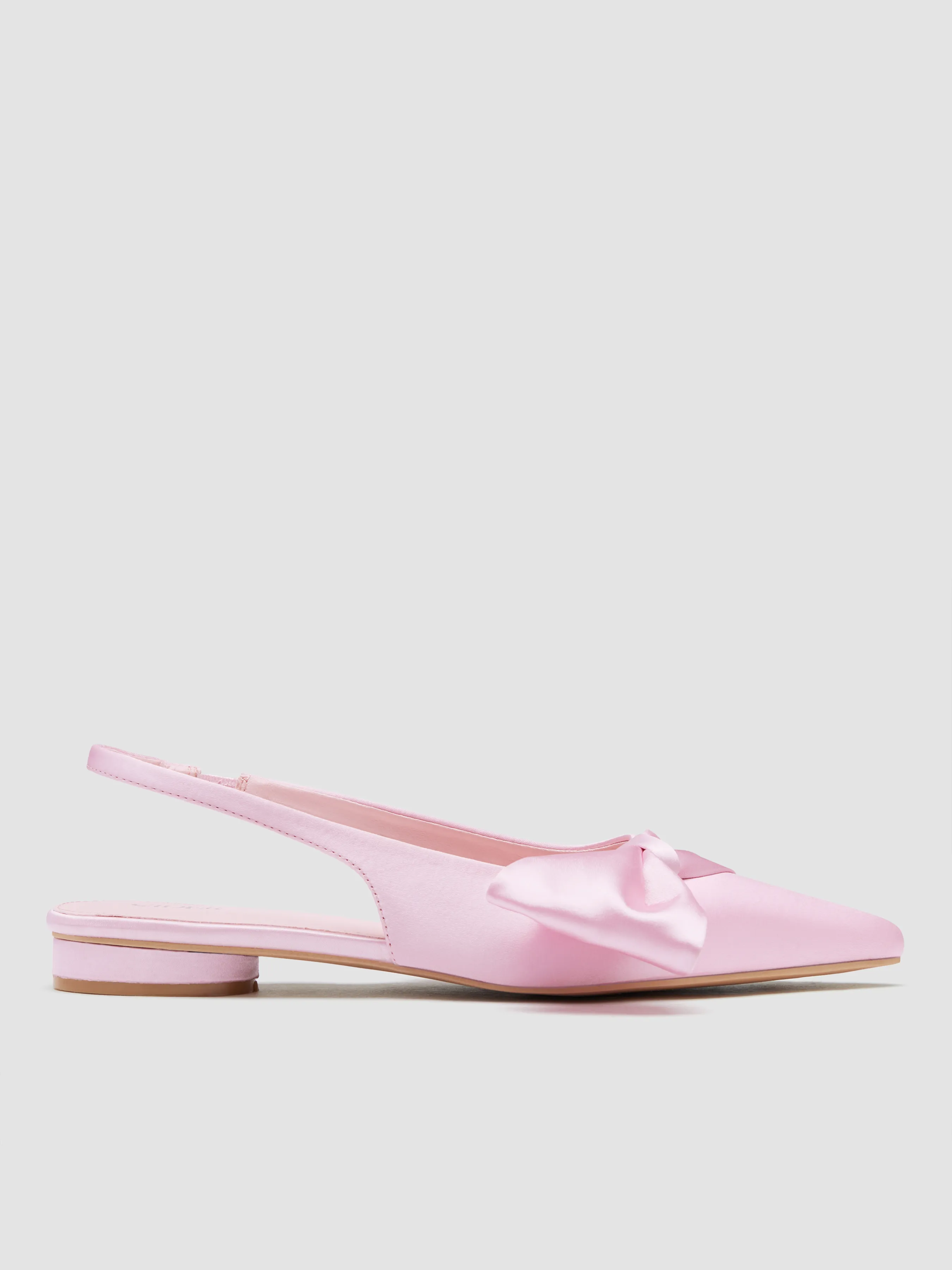 Bailarinas Slingback con Lazo de Satén