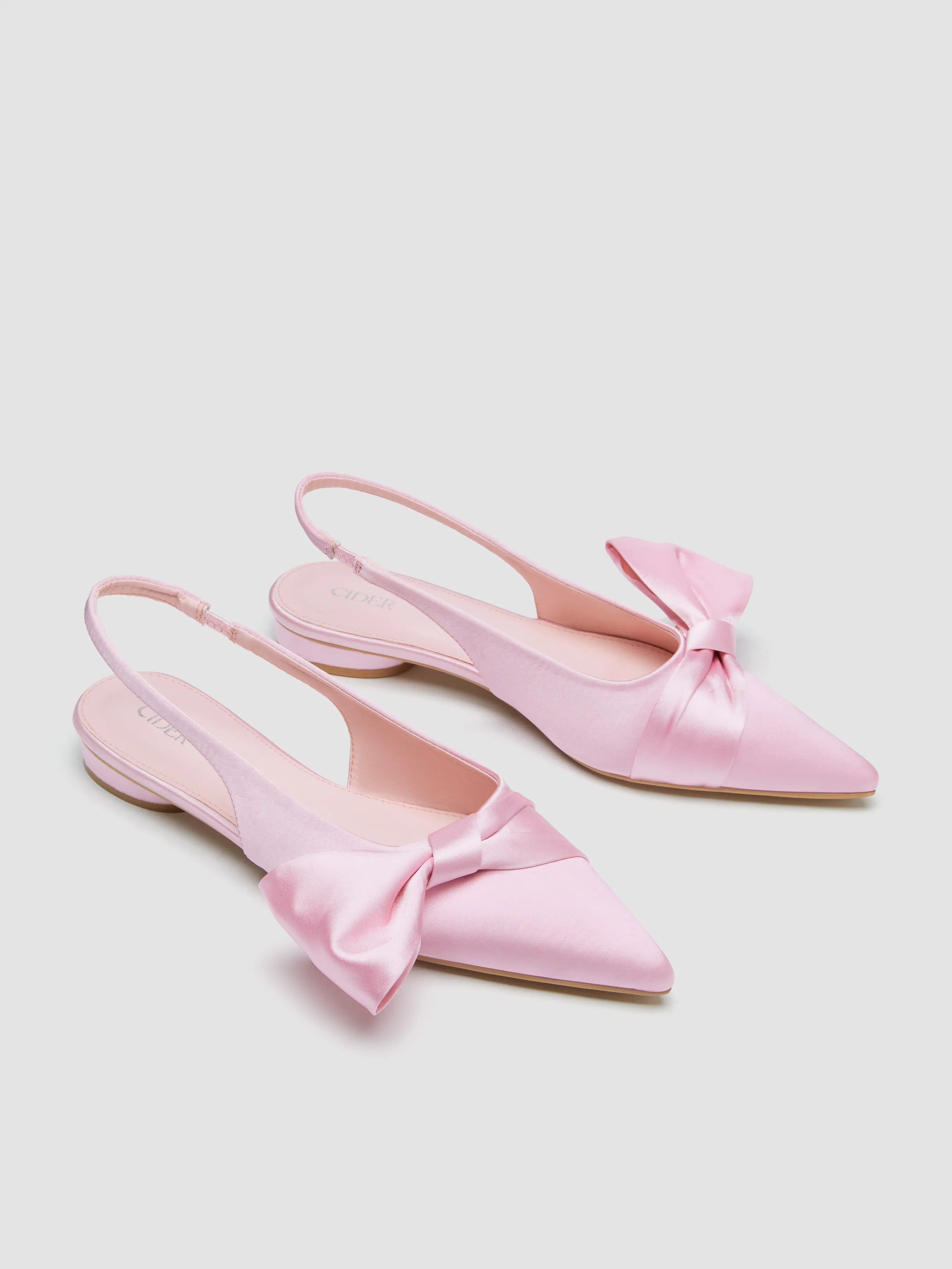 Bailarinas Slingback con Lazo de Satén