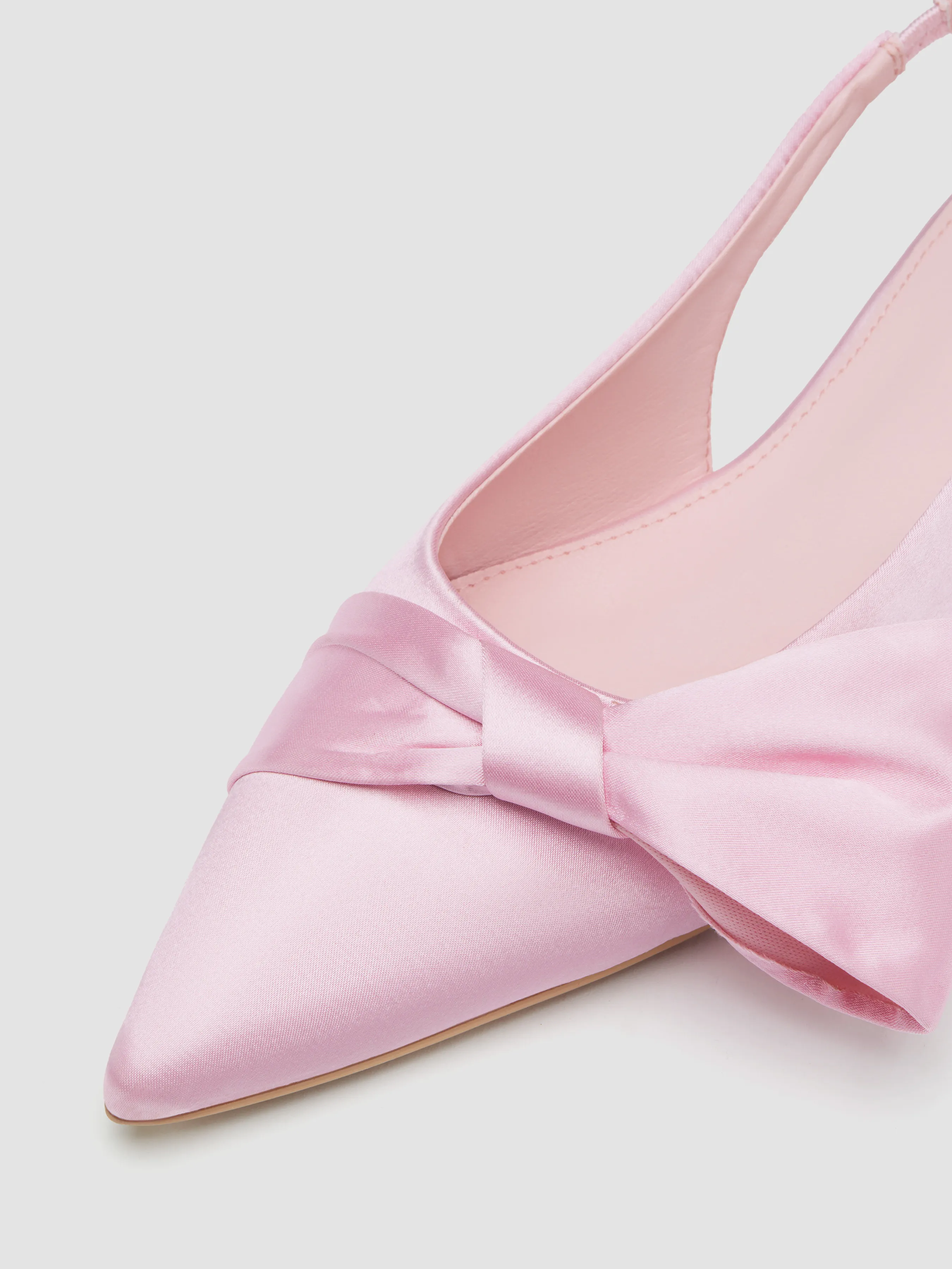 Bailarinas Slingback con Lazo de Satén