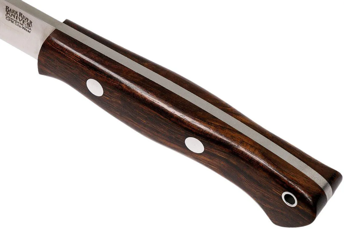 Bark River Aurora CPM Cru-Wear, Desert Ironwood, cuchillo bushcraft