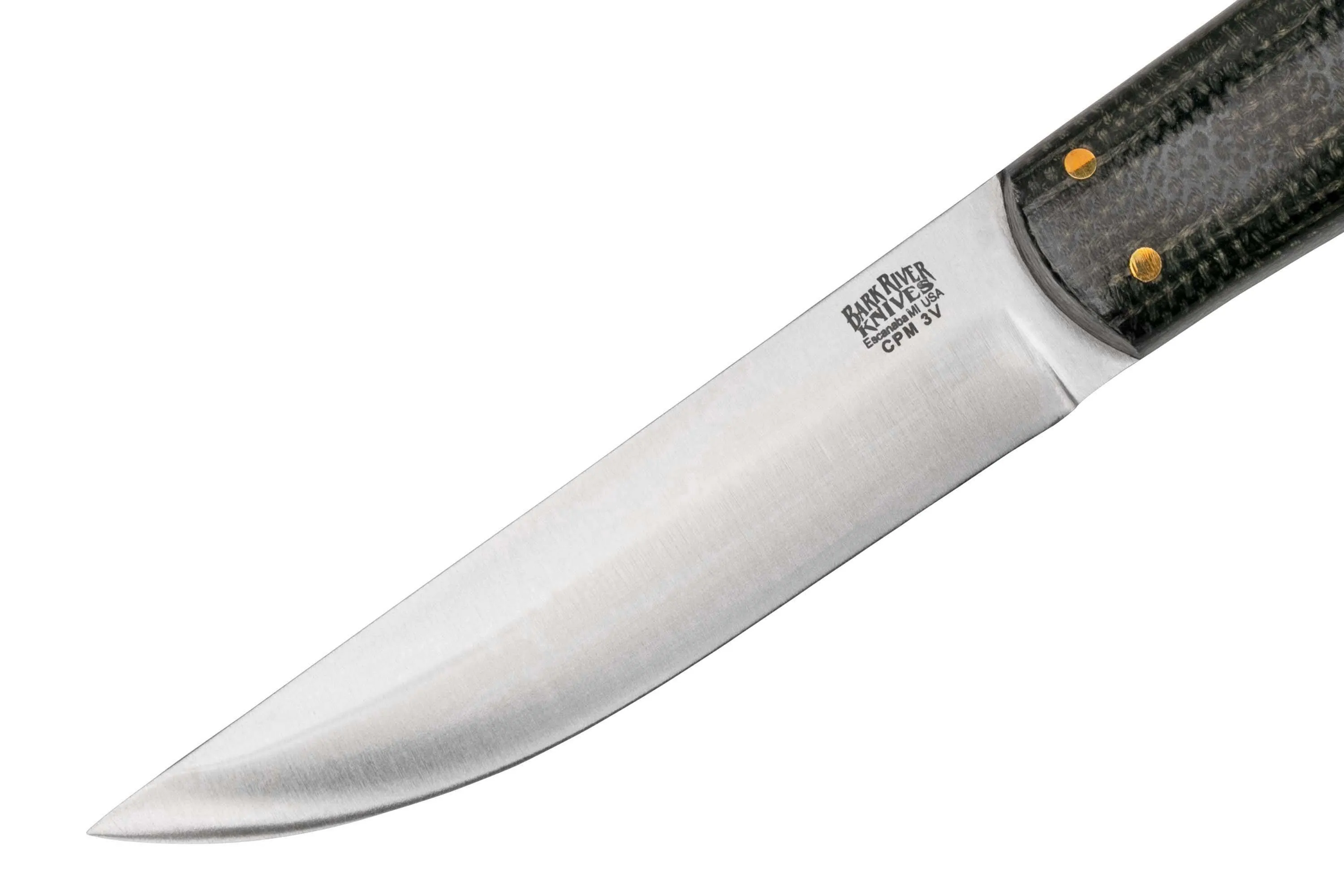 Bark River Puukko CPM 3V Duskdog Canvas Micarta cuchillo puukko