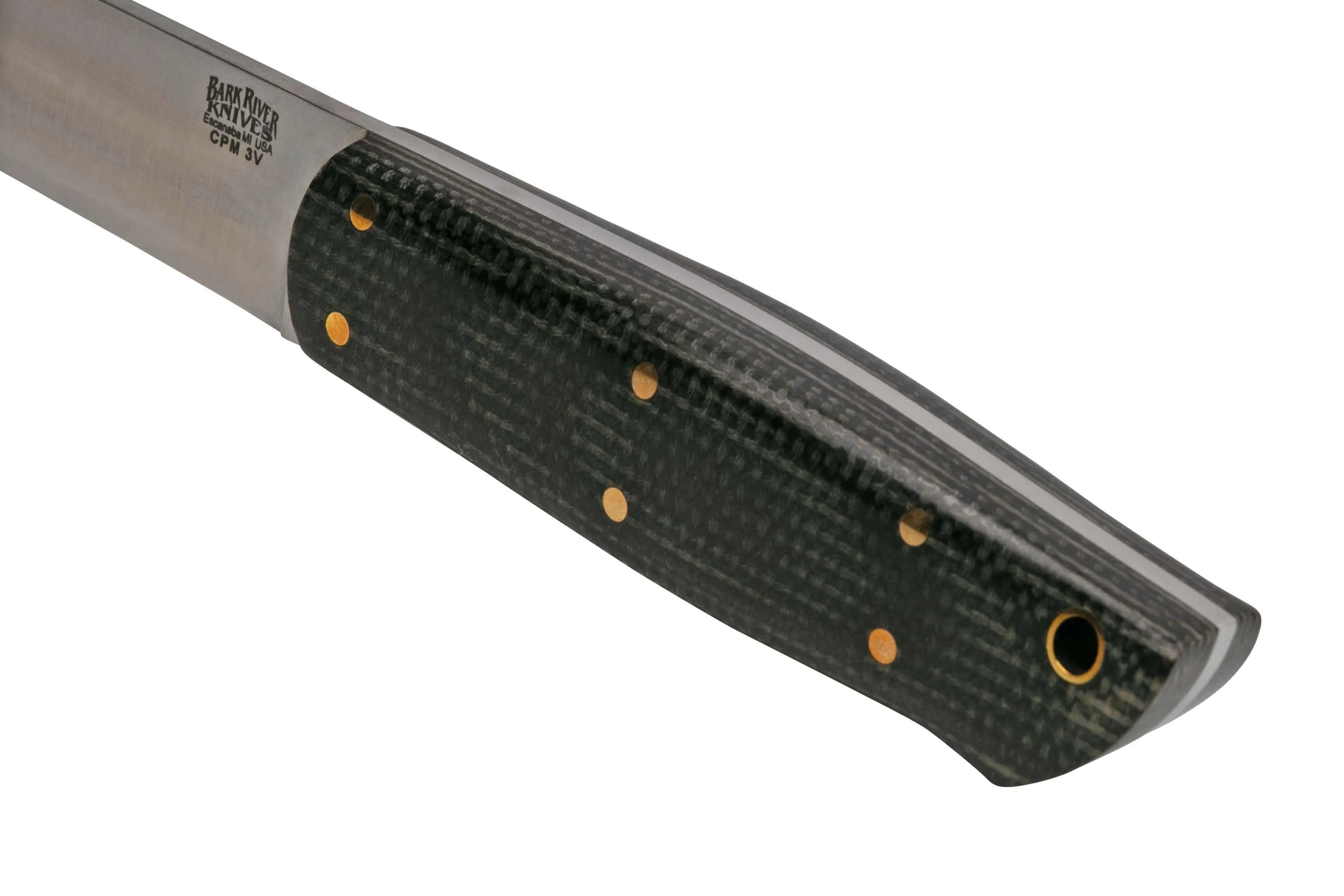 Bark River Puukko CPM 3V Duskdog Canvas Micarta cuchillo puukko