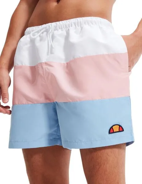 Bañador Ellesse a rayas rosas para hombre