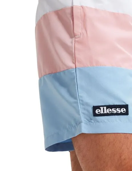 Bañador Ellesse a rayas rosas para hombre