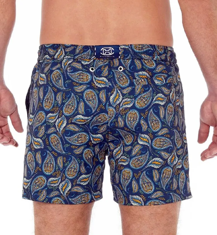 Bañador HOM mod. Abaco con estampado de cashmeres