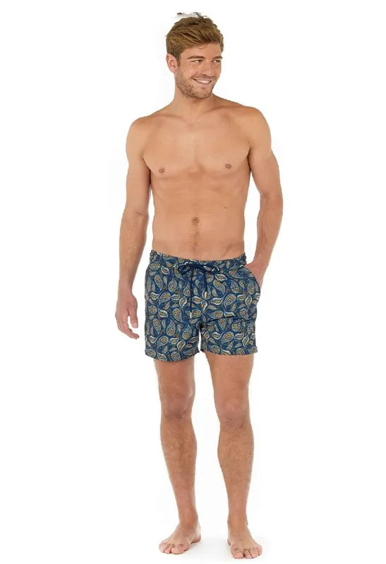 Bañador HOM mod. Abaco con estampado de cashmeres