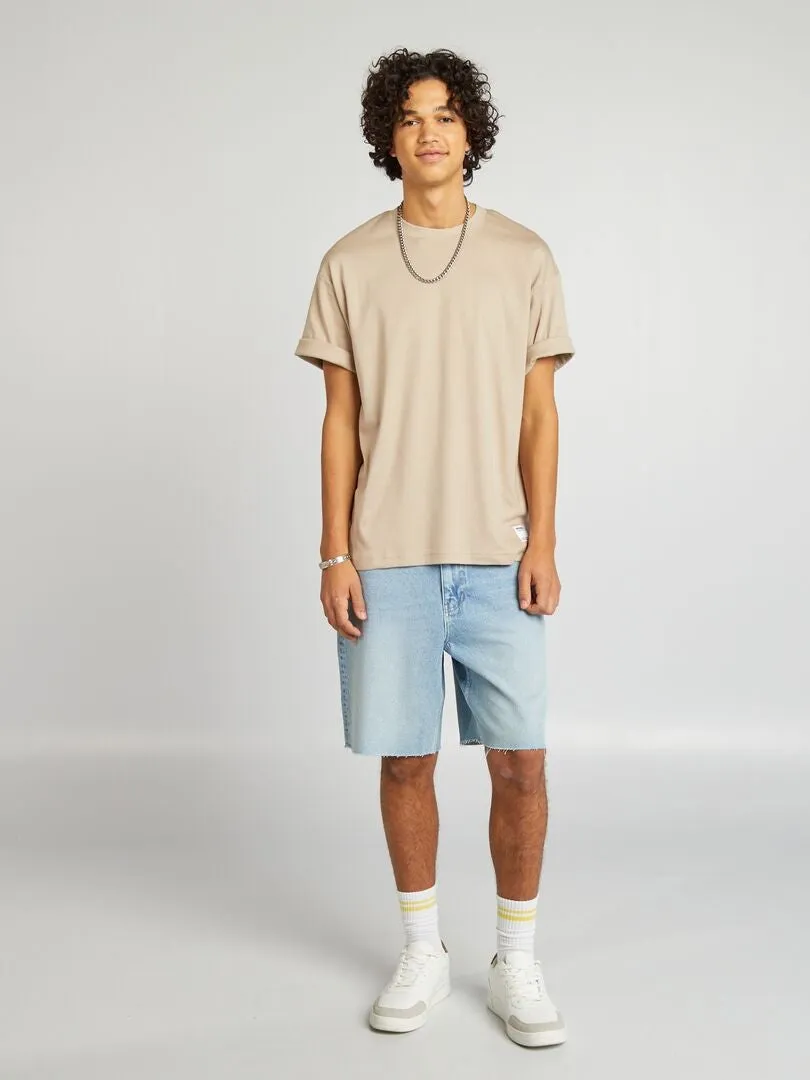 Bermudas vaqueras - AZUL