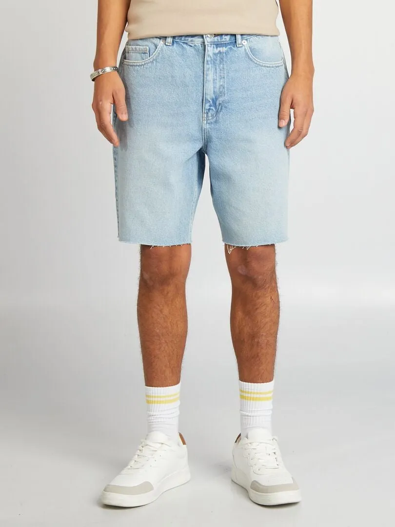 Bermudas vaqueras - AZUL
