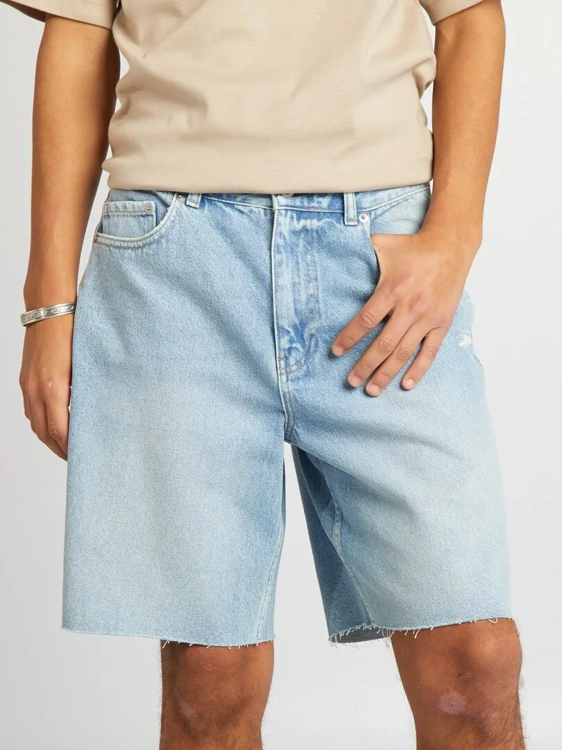 Bermudas vaqueras - AZUL