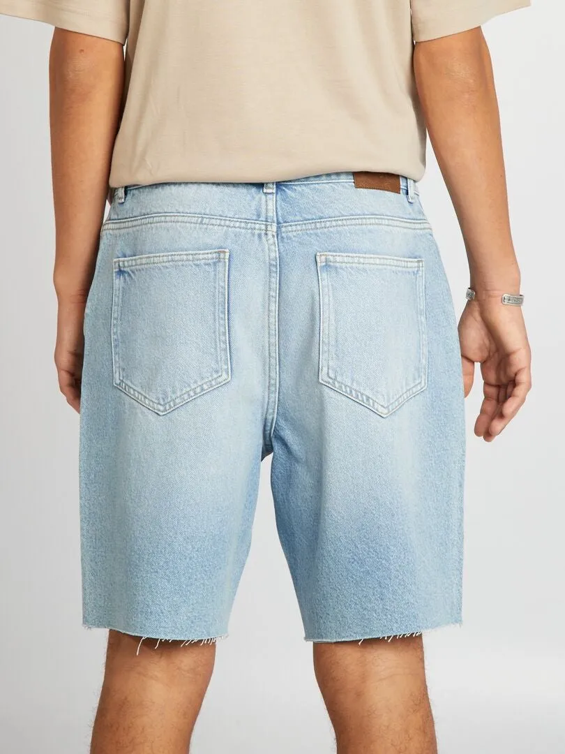 Bermudas vaqueras - AZUL