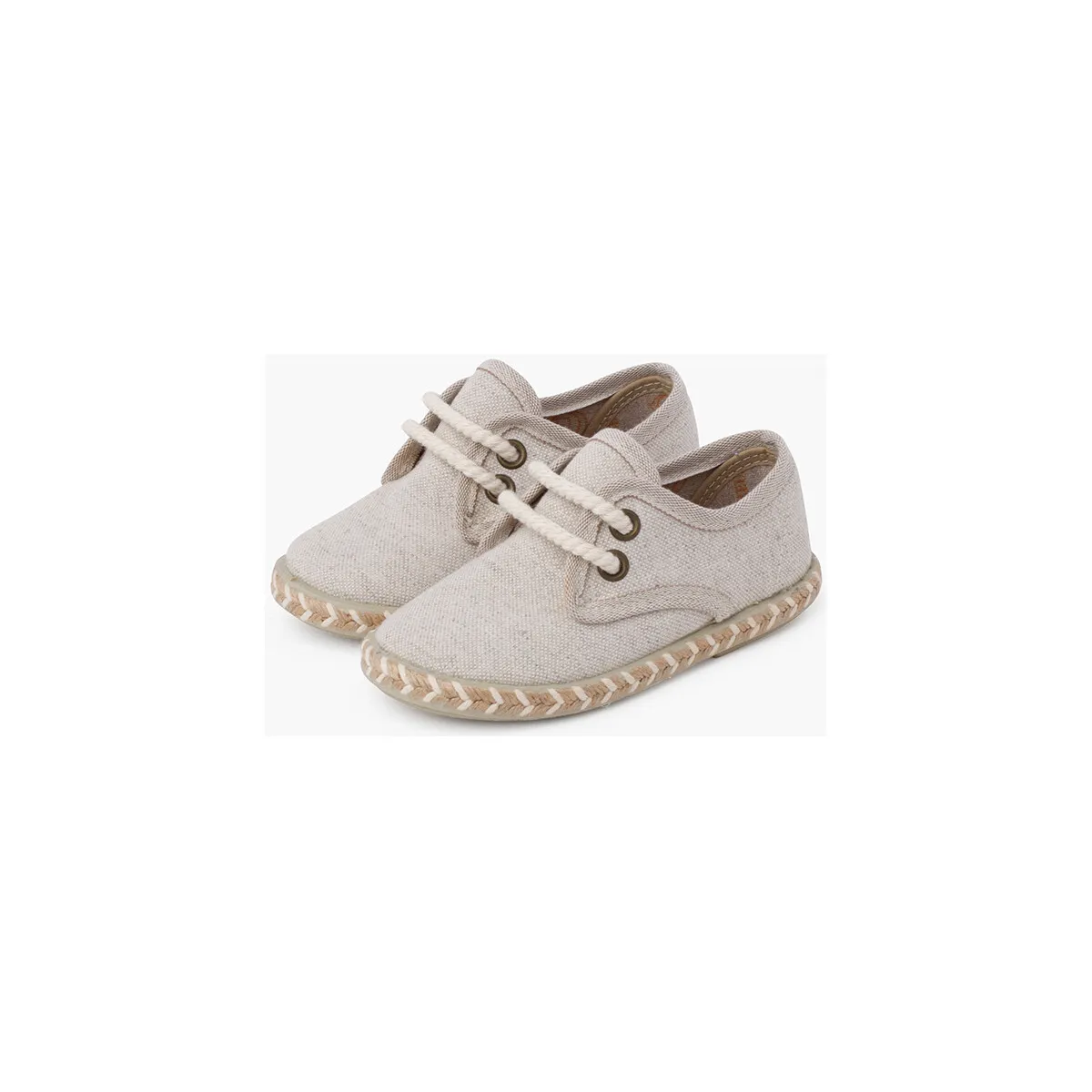 blucher niño lona suela yute bicolor