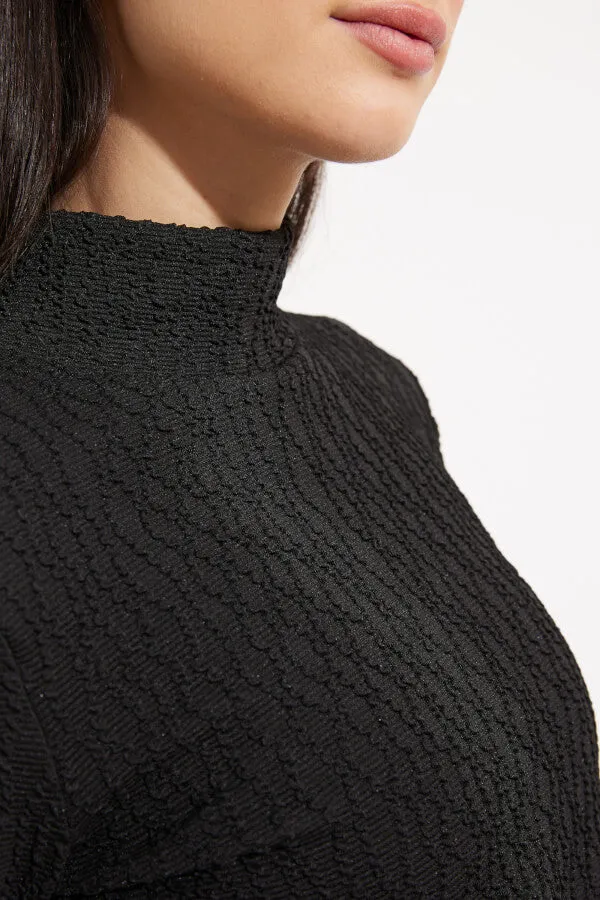 Blusa de Manga Larga y Cuello Alto Joseph Ribkoff 233254M