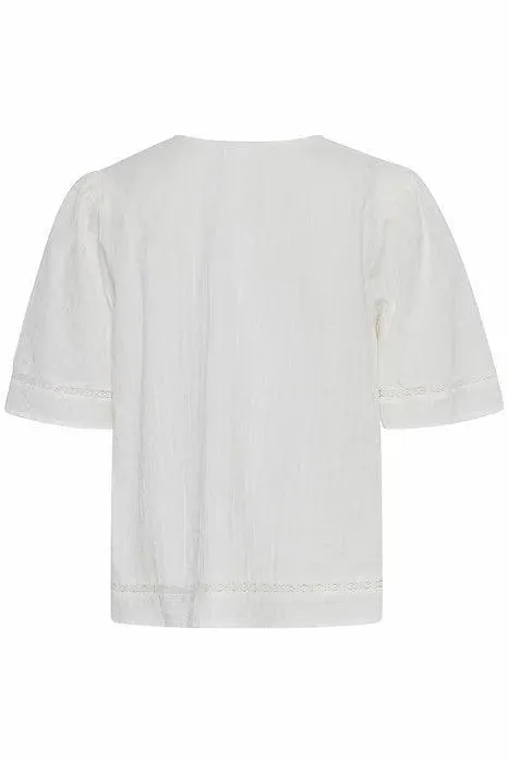 Blusa ICHI Talmar Cloud Dancer
