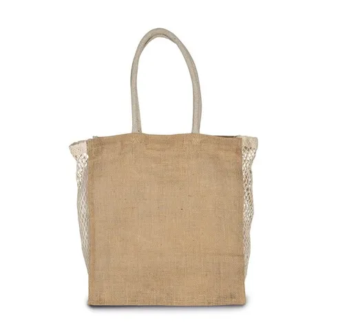 Bolsa De Compras Con Fuelle De Rejilla