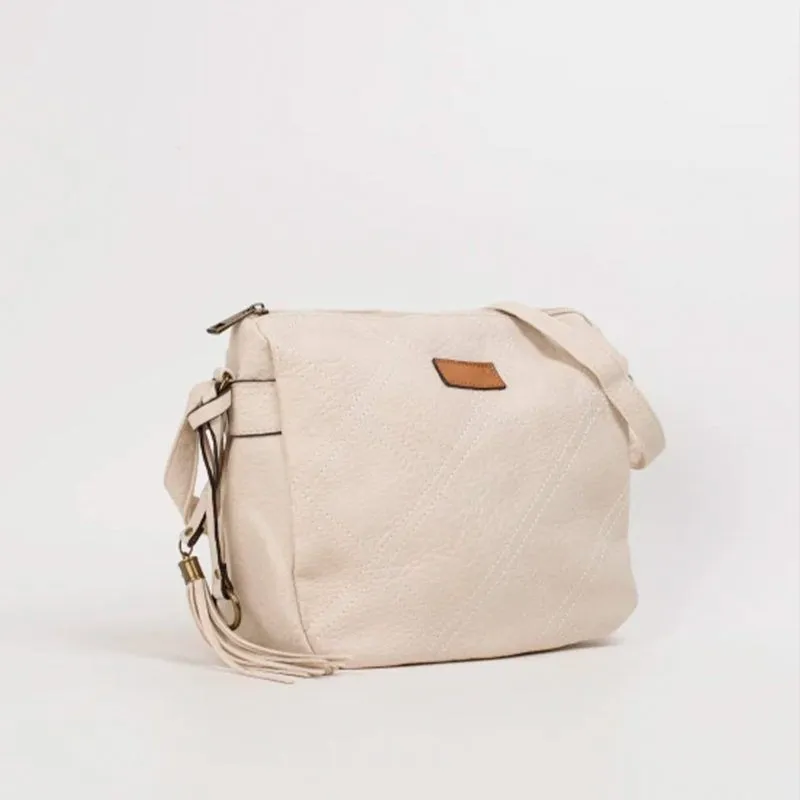 Bolso bandolera fabricado en beige CB-NY2349