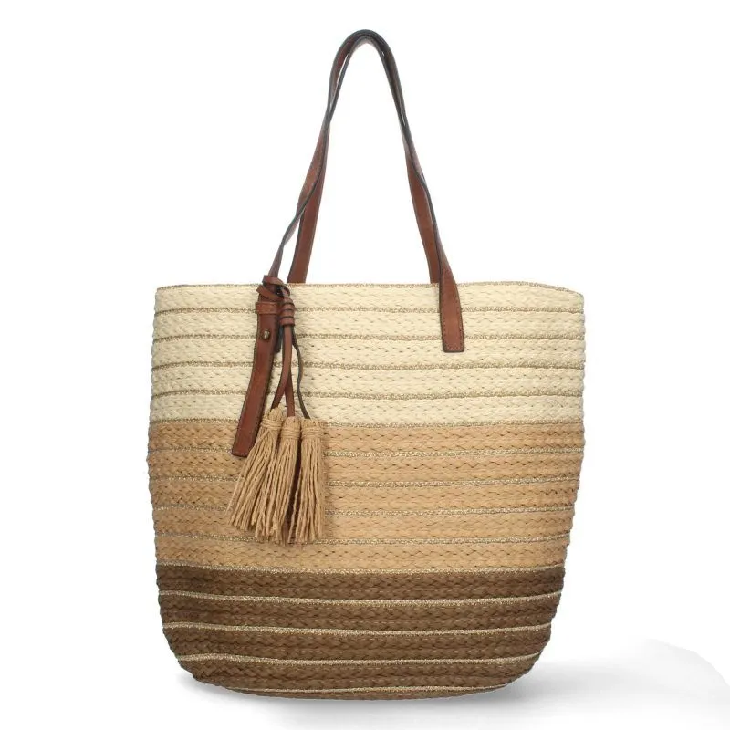 bolso capazo rafia MIYO 3 colores