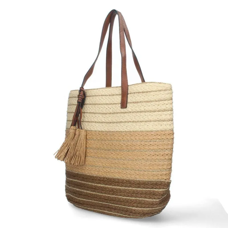 bolso capazo rafia MIYO 3 colores