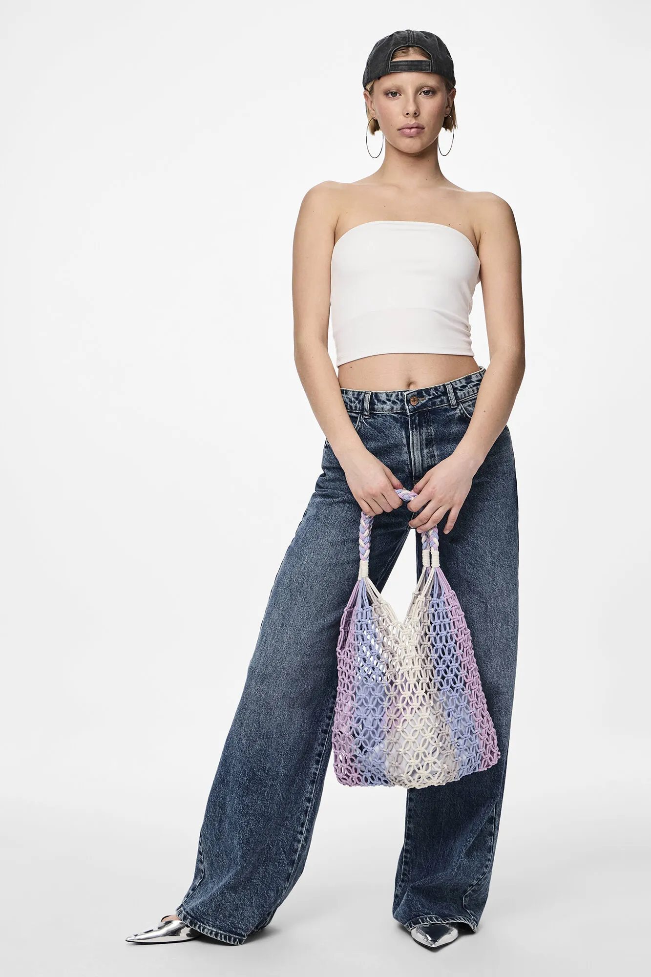 Bolso shopper con detalle de nudos