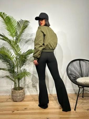 Bomber Bolsillos SHAFFER Verde Militar