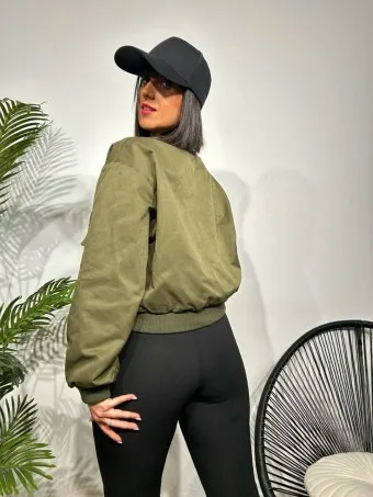Bomber Bolsillos SHAFFER Verde Militar