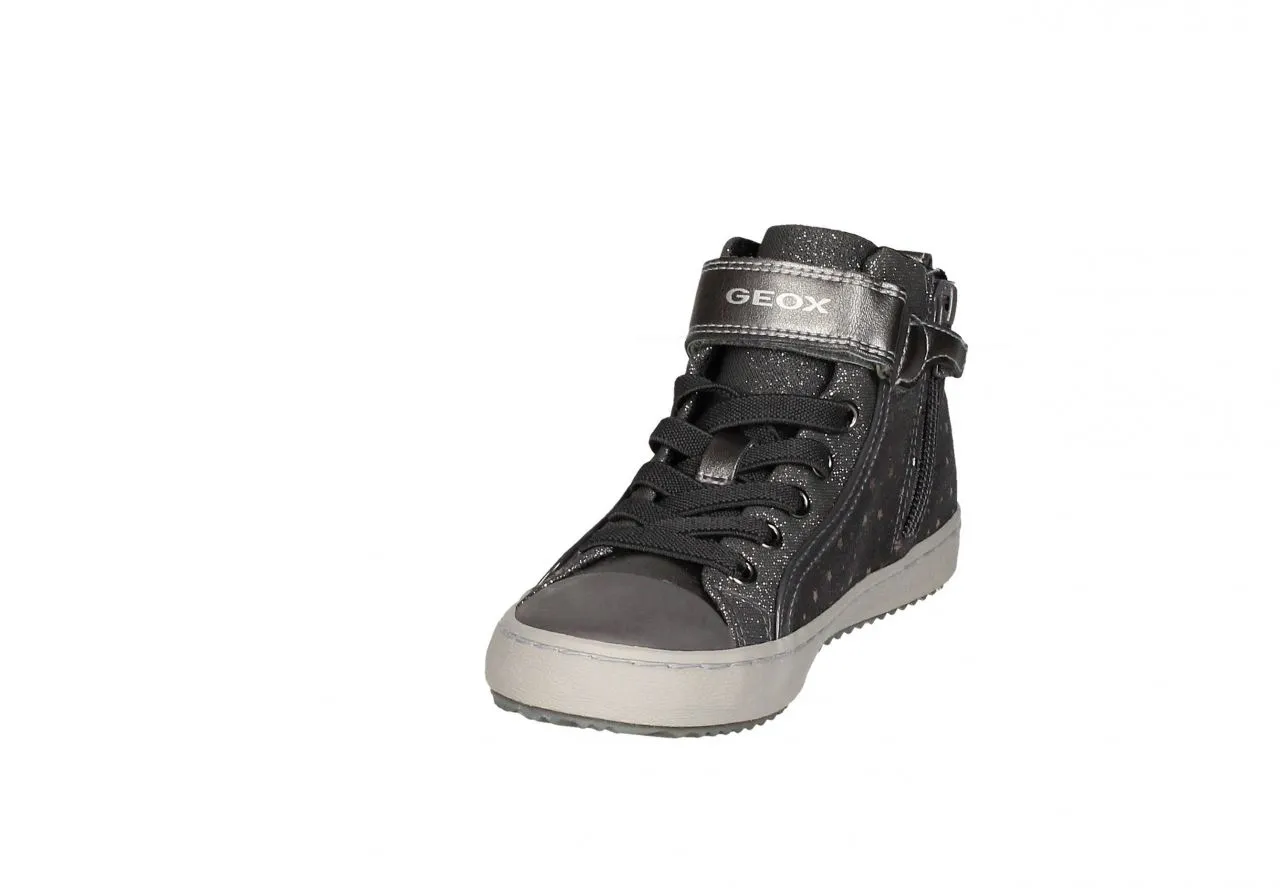 Bota Cremallera Nobuck Gris Cierre Velcro Lados Estrellas