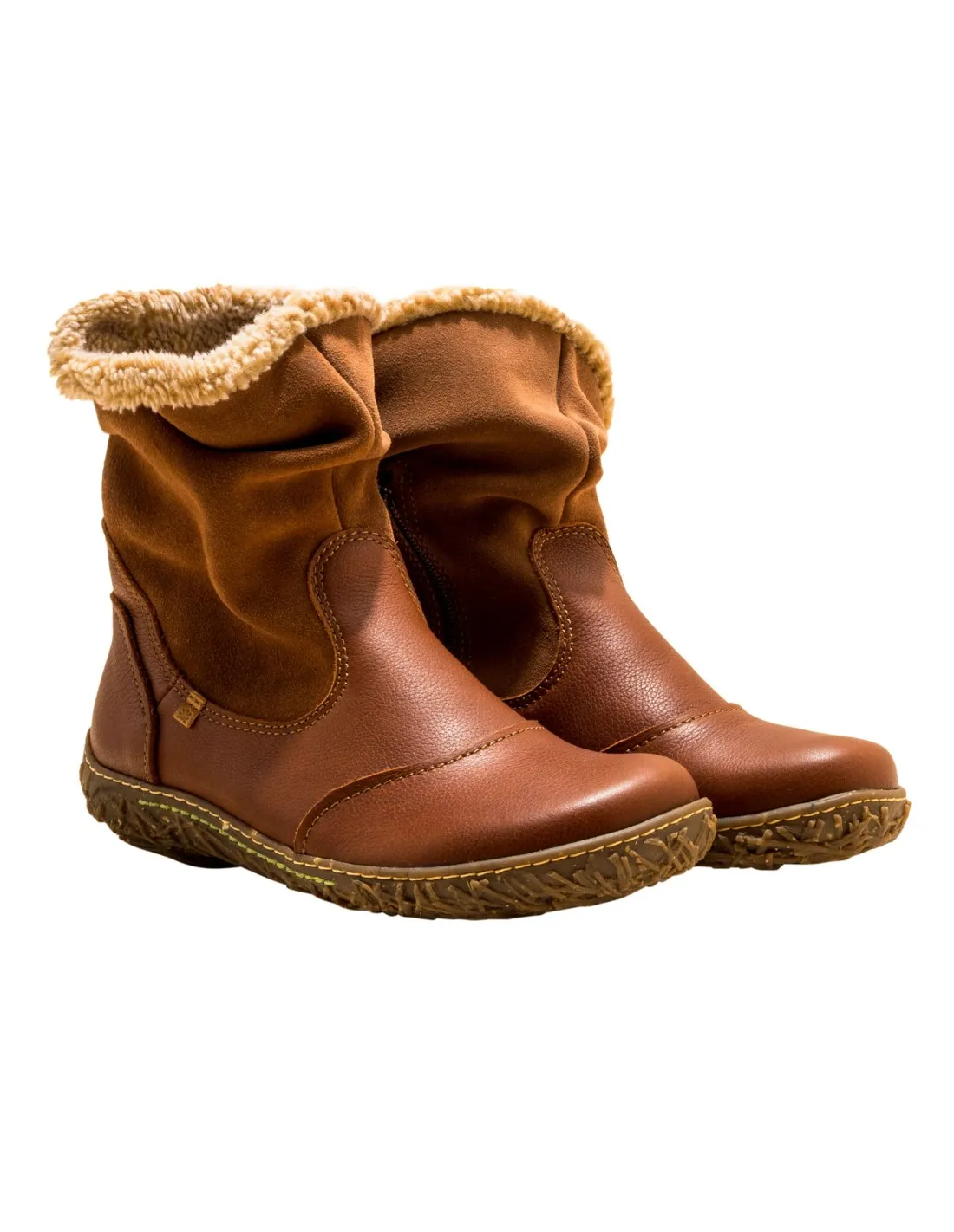 Bota Plana Roja Mujer Nido N758
