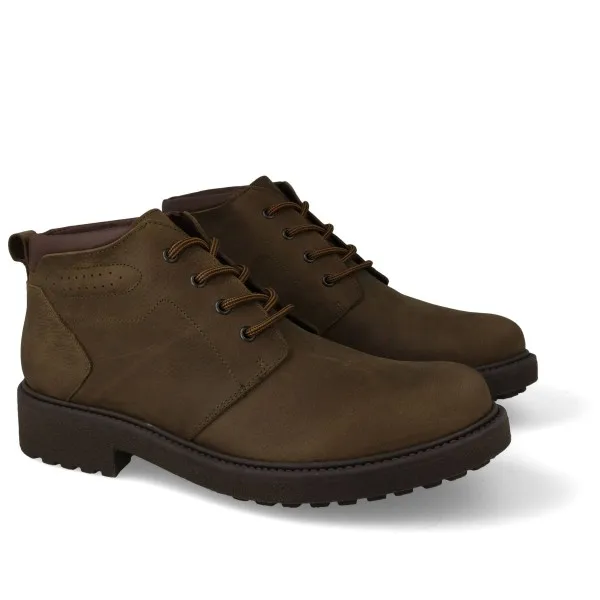 BOTINES HOMBRE VESTIR COMODOS MOD. ROCKY CAQUI