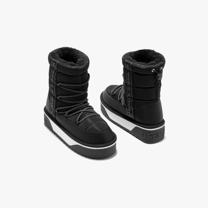 Botines Planos D.franklin Dfsh371006 Mujer Negro