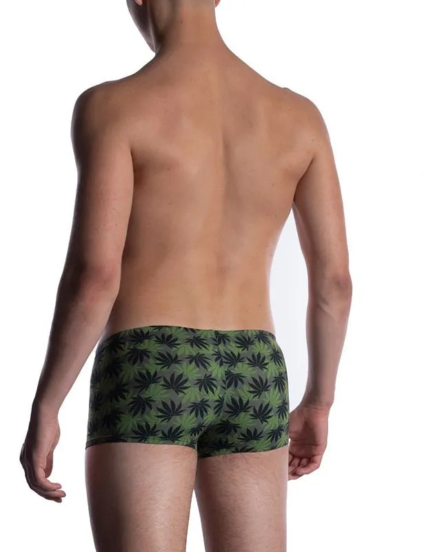 Boxer Manstore Micro Pants estampado con hojas