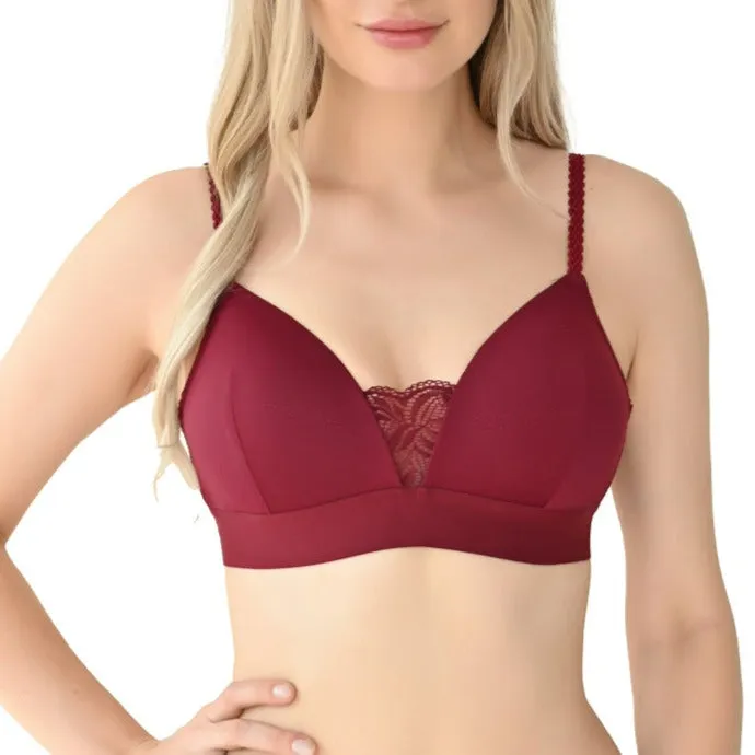 Brasier sin varilla encaje best sale