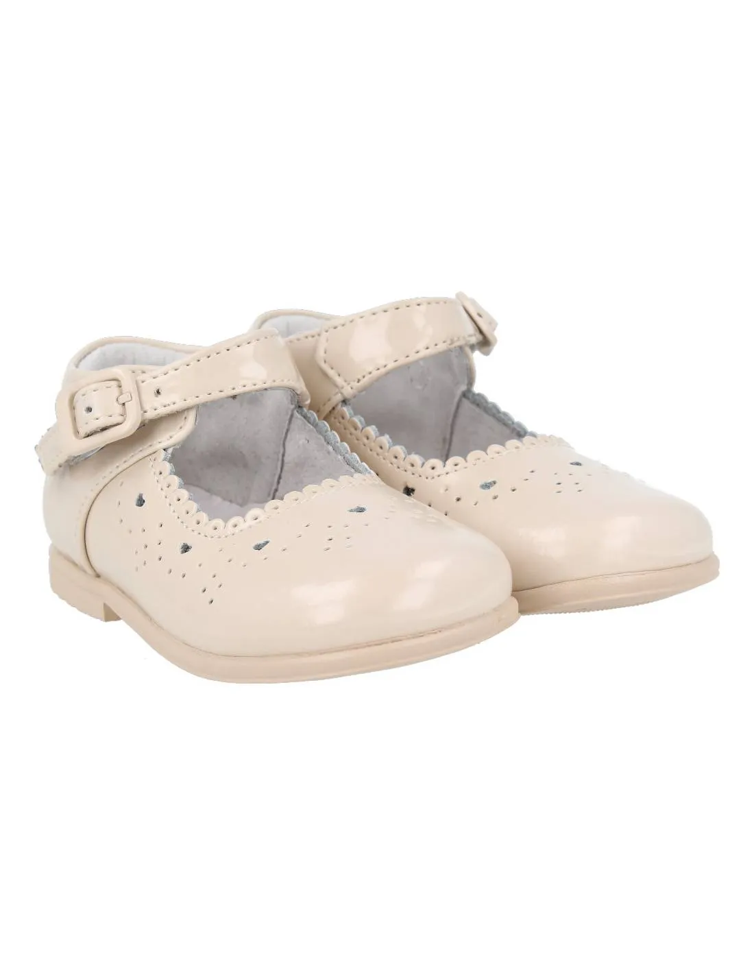 Bubble Kids - Mercedita Piel Troquelado Beige