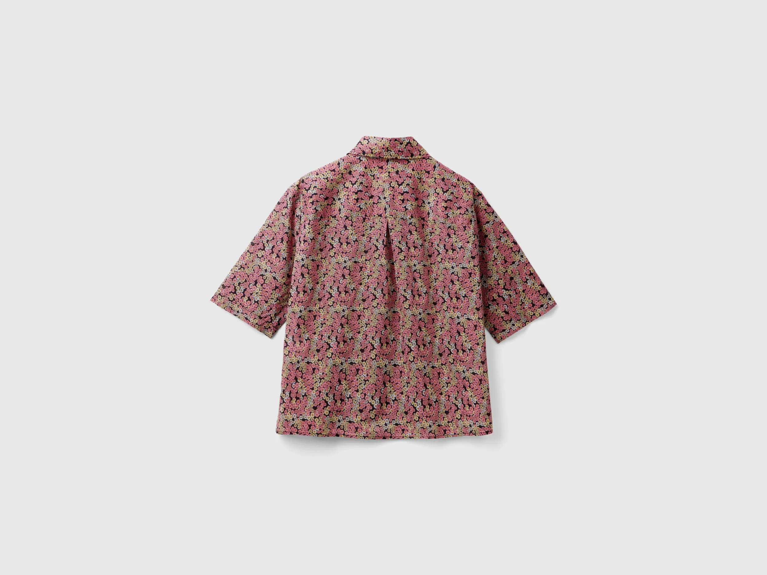 Camisa estampada de manga corta