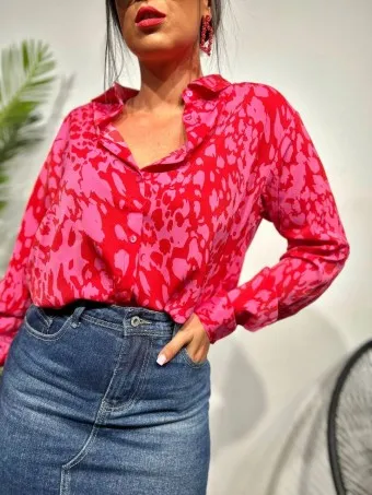 Camisa Fluida Estampada SIRUNIAN