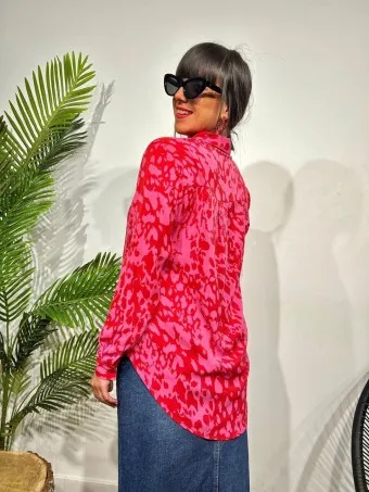 Camisa Fluida Estampada SIRUNIAN