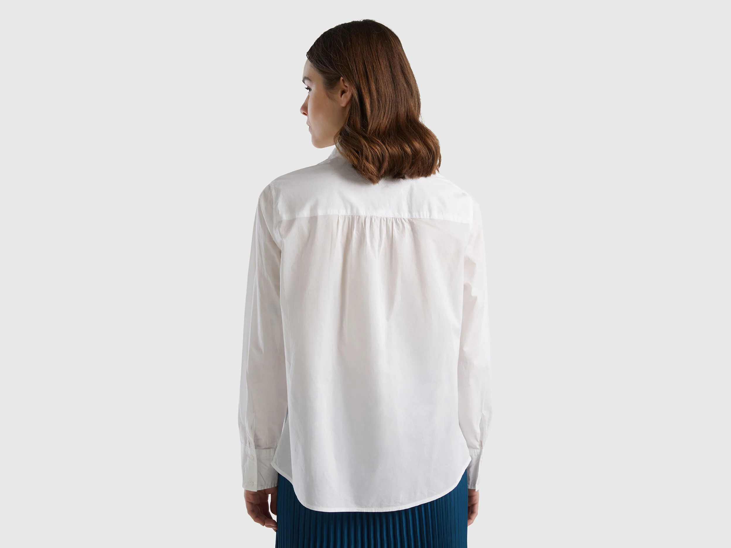 Camisa regular fit de algodón ligero