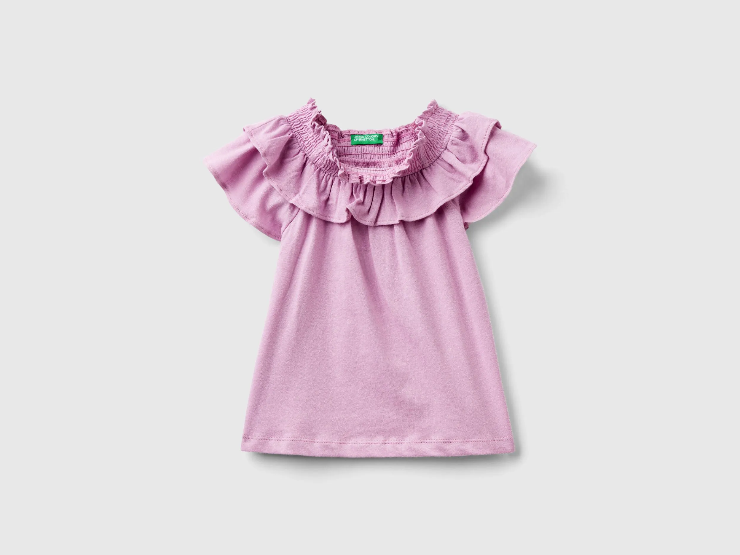 Camiseta con cuello barco